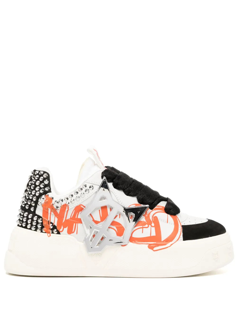 Naked Wolfe Kosa Graffiti Low-Top Sneakers Grazuv Mart