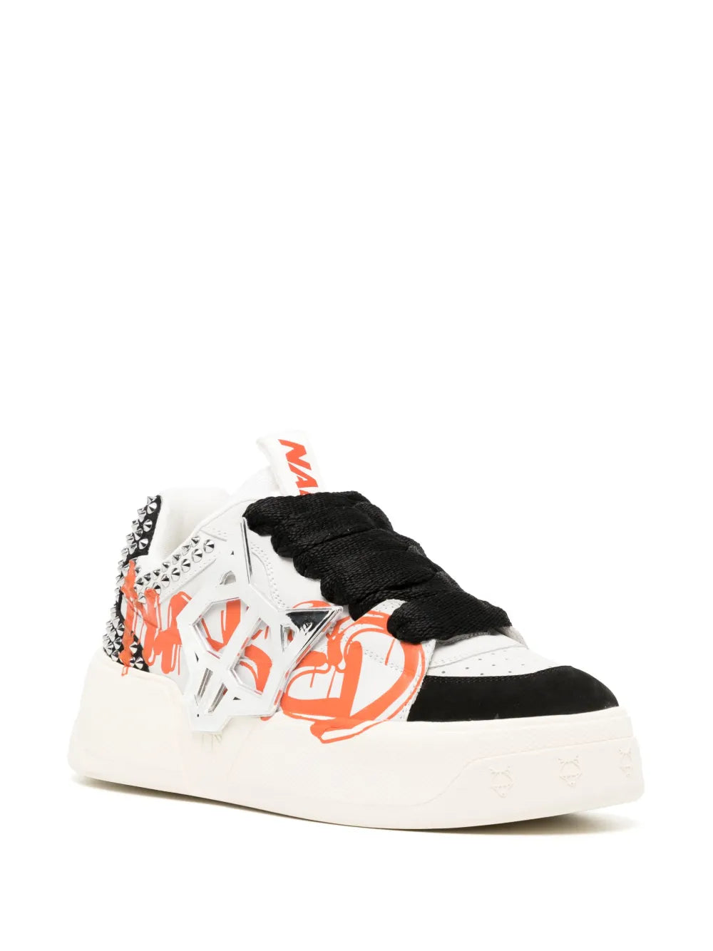 Naked Wolfe Kosa Graffiti Low-Top Sneakers Grazuv Mart