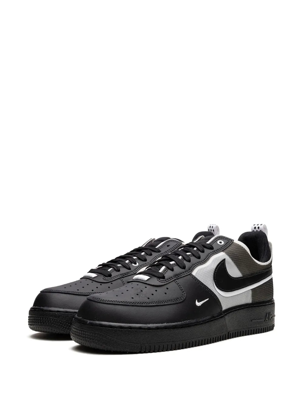 Nike Air Force 1 React Black/White Sneakers Grazuv Mart