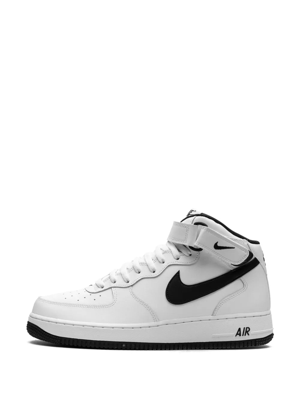 Nike Air Force 1 Mid White/Black Sneakers Grazuv Mart