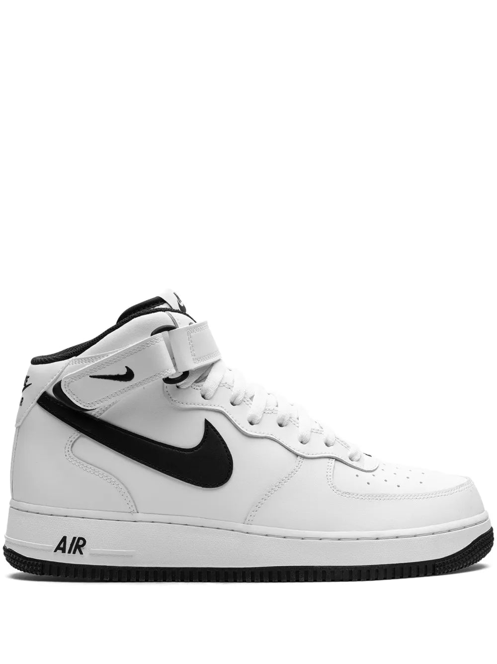 Nike Air Force 1 Mid White/Black Sneakers Grazuv Mart