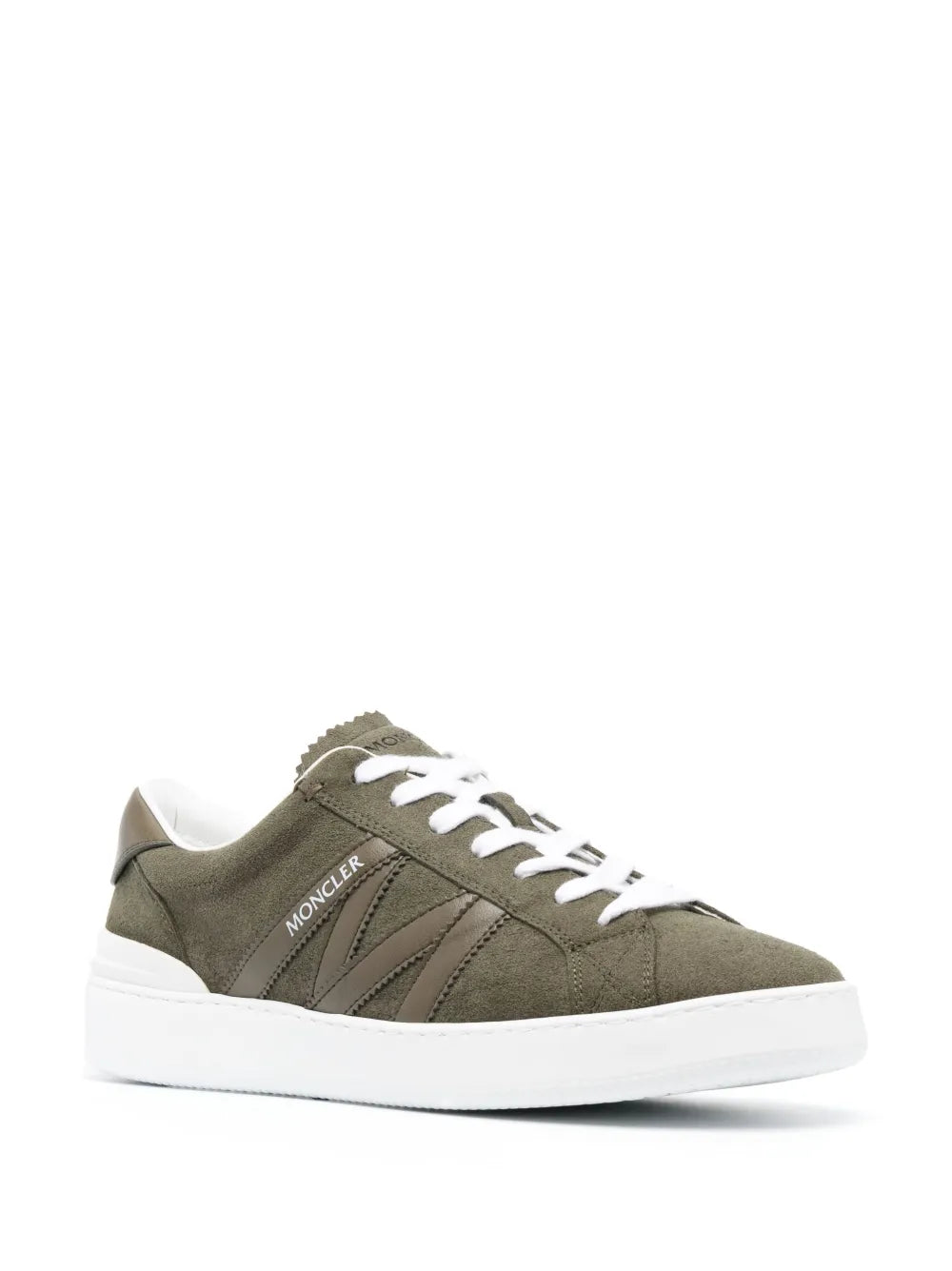 Moncler Monaco Panelled Sneakers Grazuv Mart
