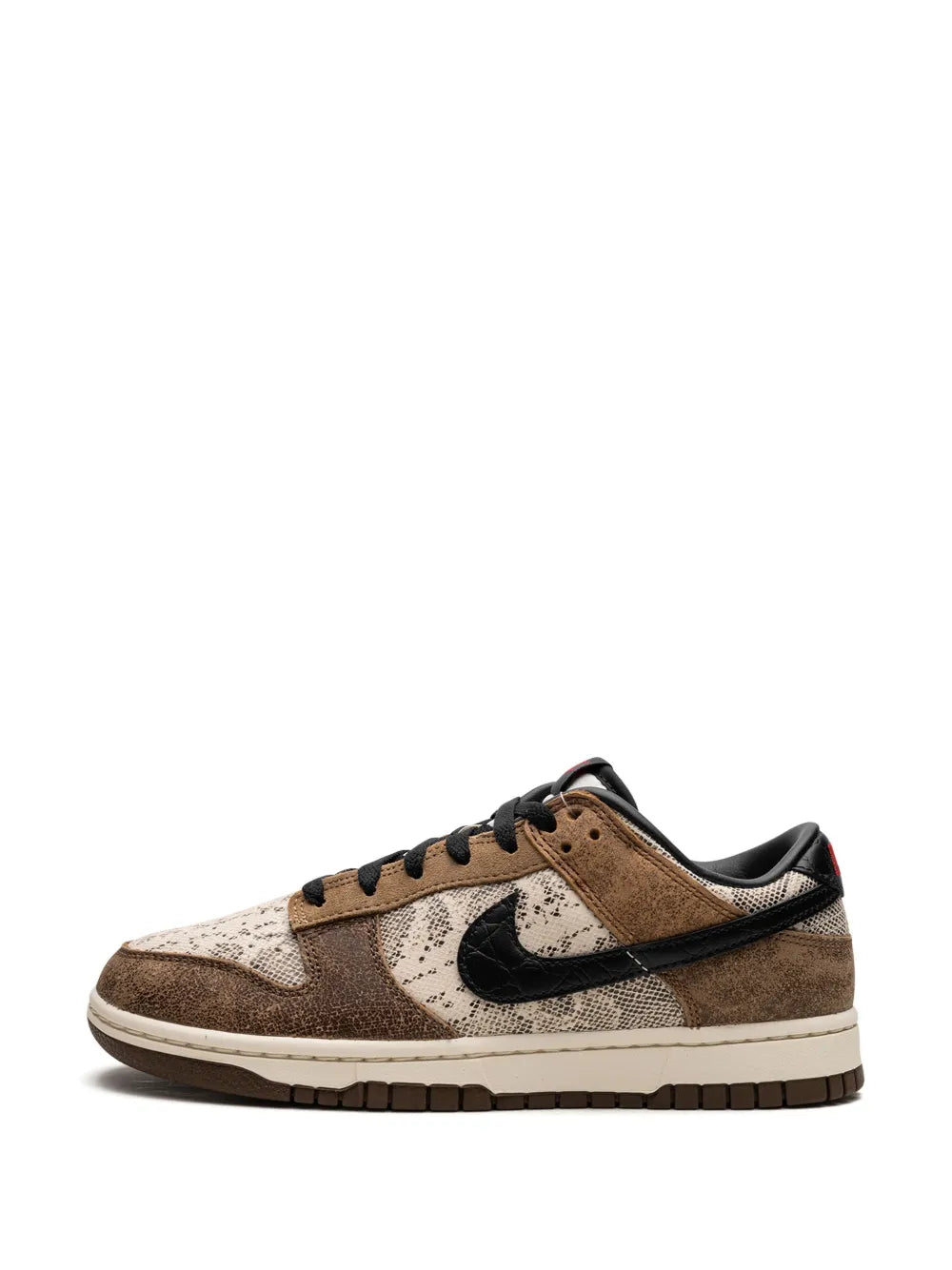 Nike Dunk Low Co.Jp Premium Brown Snakeskin Sneakers Grazuv Mart