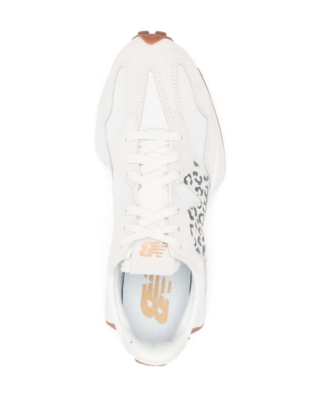 New Balance 327 Leopard-Print Lace-Up Sneakers Grazuv Mart
