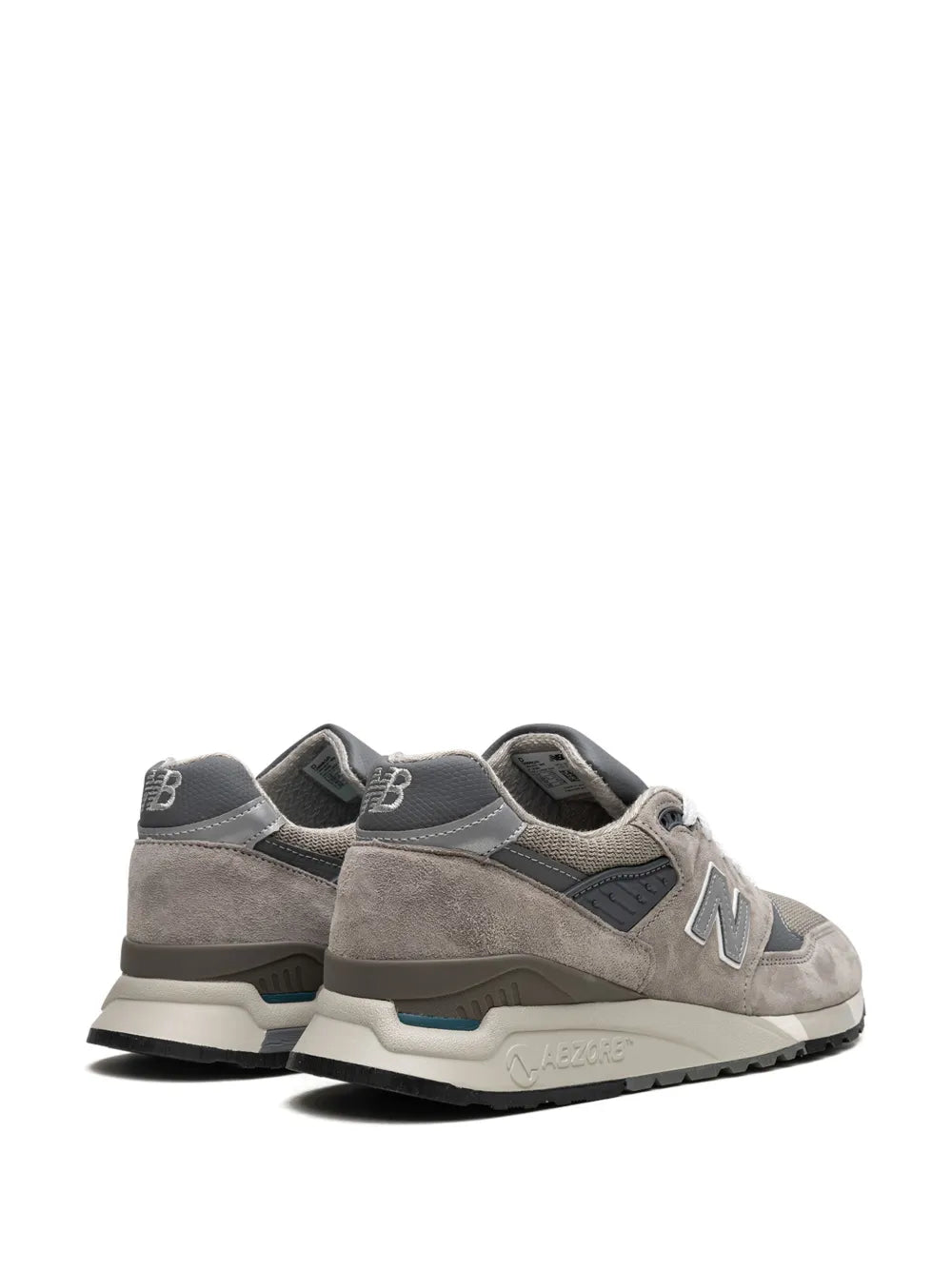 New Balance 998 Made In Usa Grey/Silver Sneakers Grazuv Mart