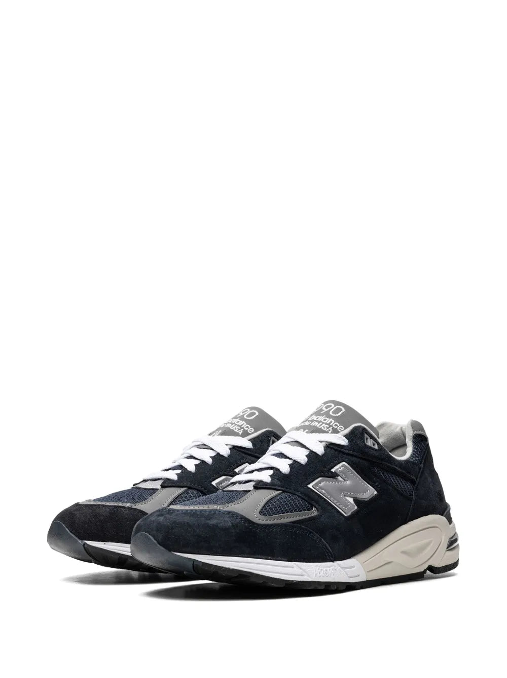New Balance 990V2 Navy/White Sneakers Grazuv Mart