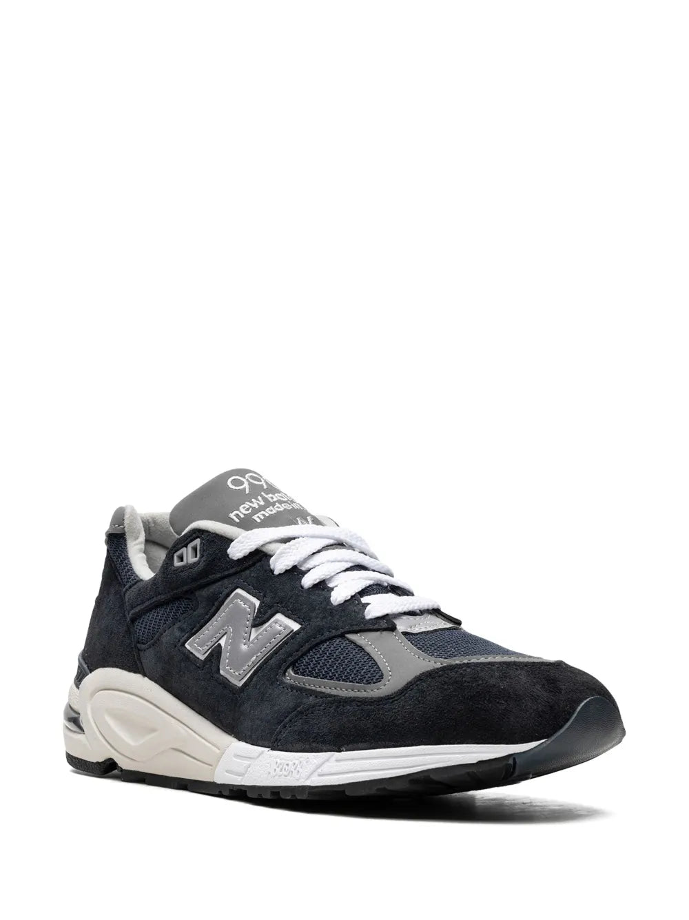 New Balance 990V2 Navy/White Sneakers Grazuv Mart