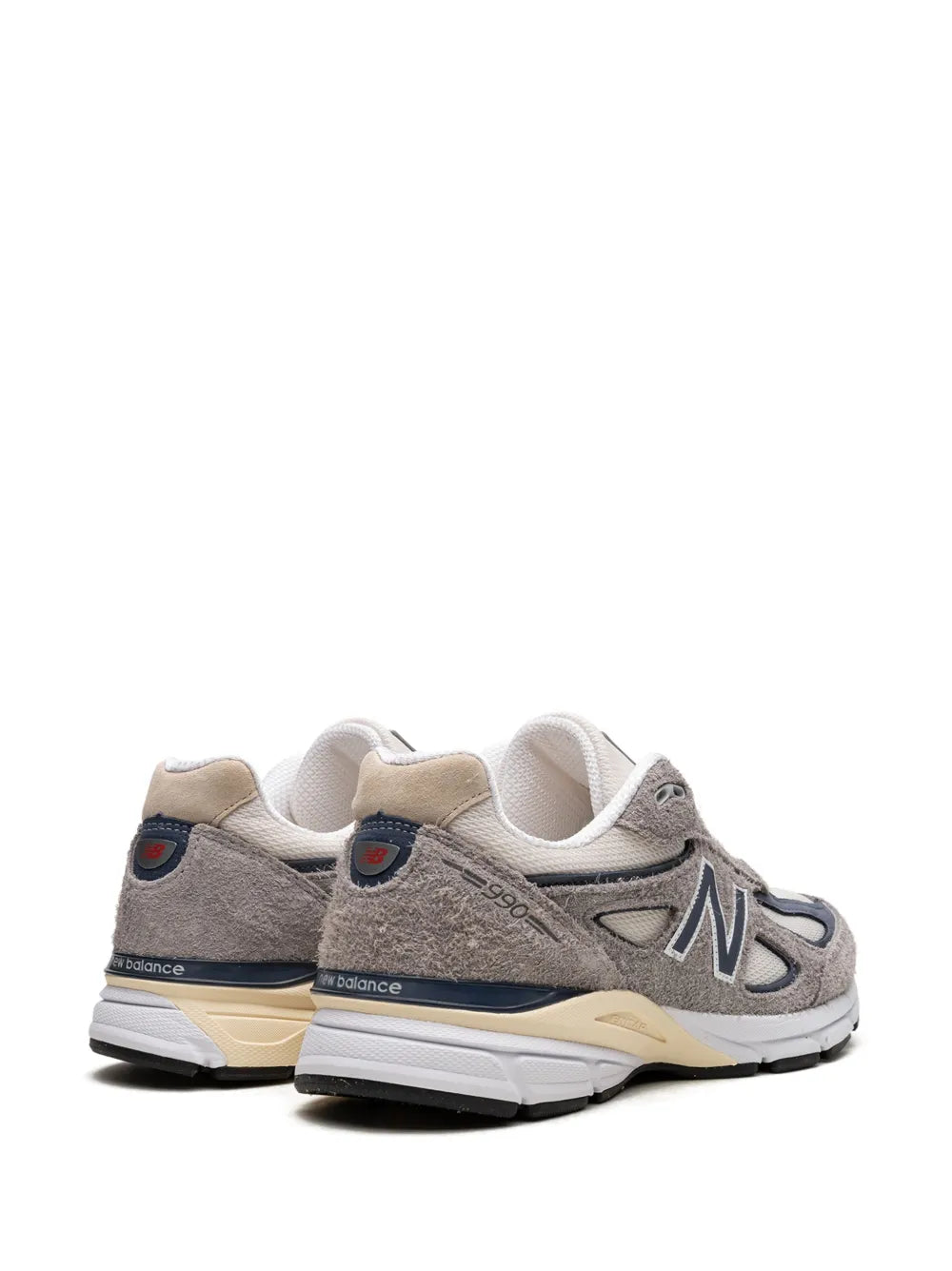 New Balance 990V4 Made In Usa - Grey/Navy Sneakers Grazuv Mart