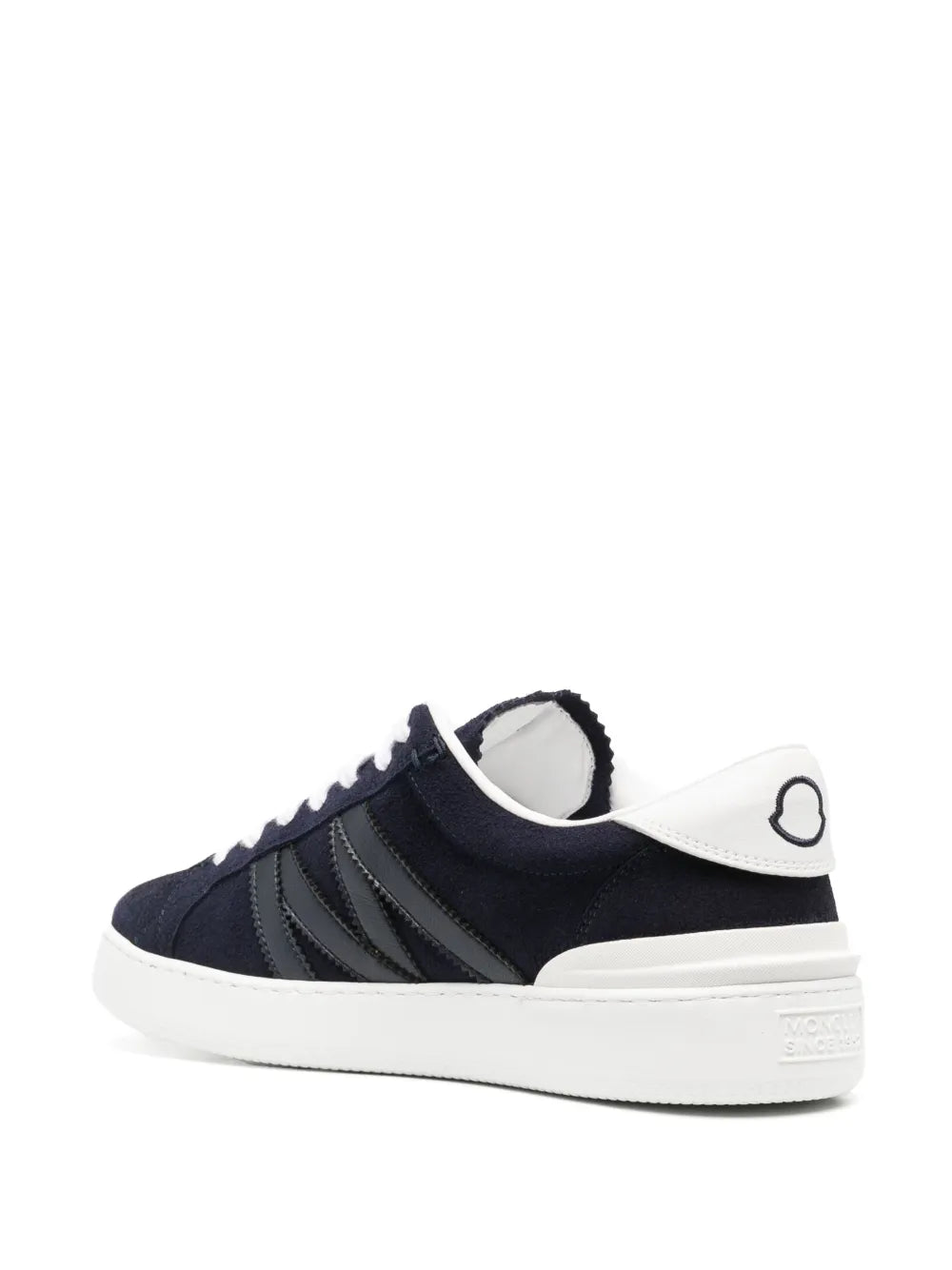 Moncler Monaco Panelled Sneakers Grazuv Mart