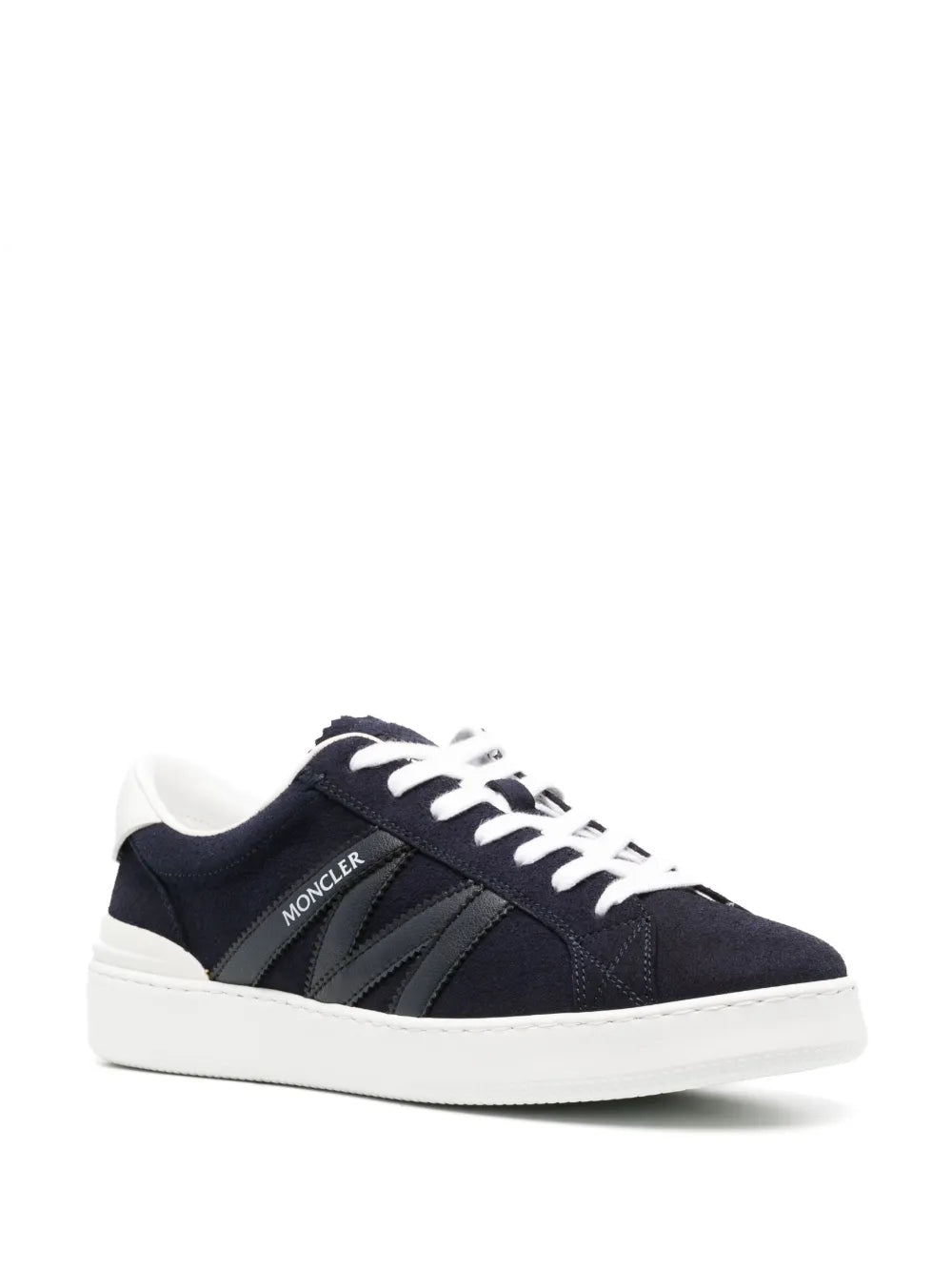 Moncler Monaco Panelled Sneakers Grazuv Mart