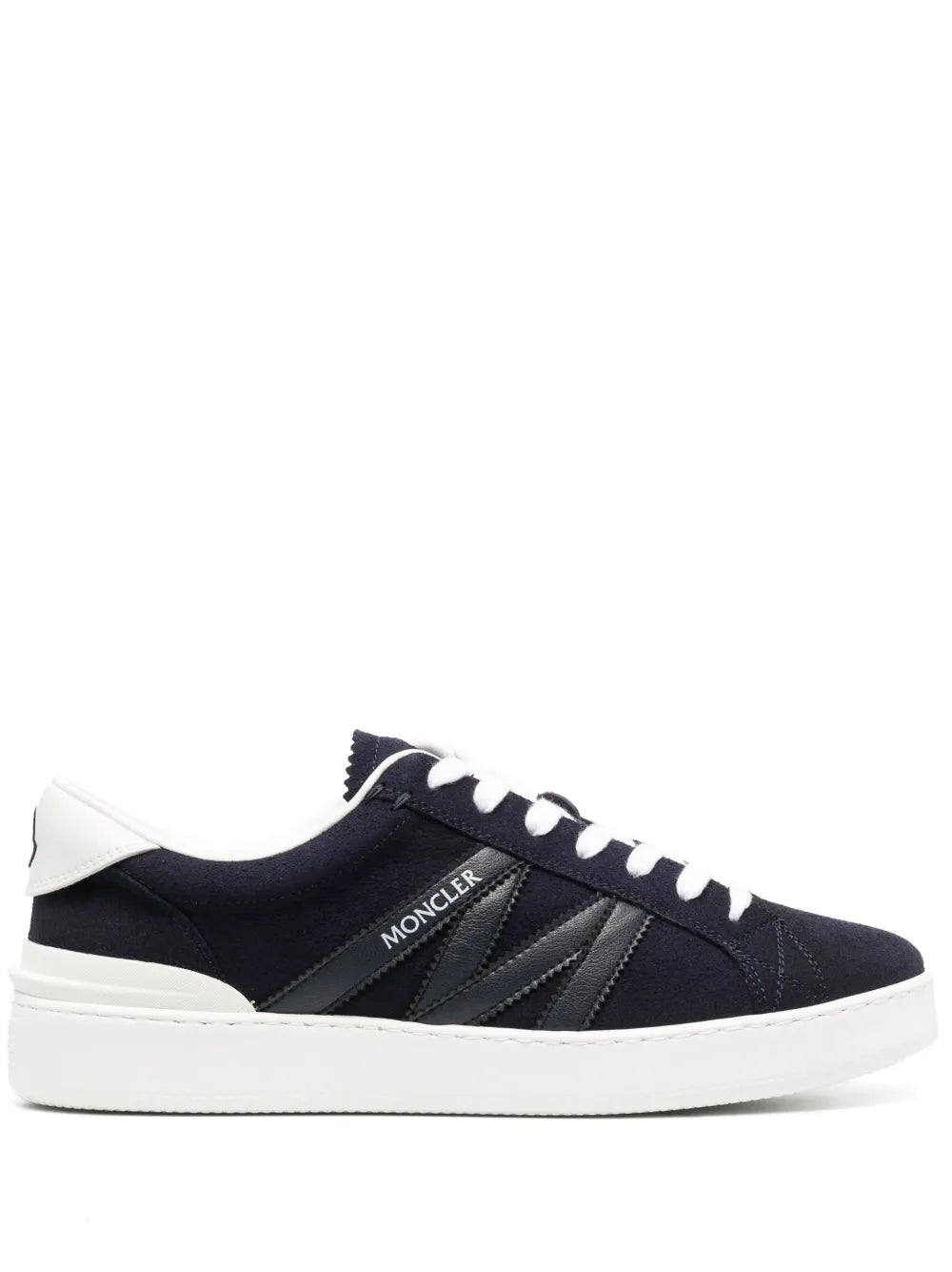 Moncler Monaco Panelled Sneakers Grazuv Mart