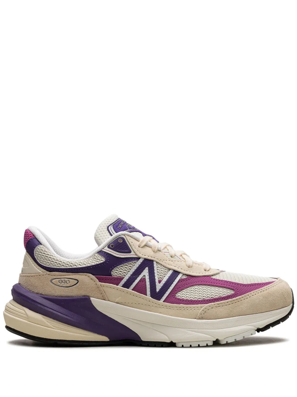 New Balance 990V6 Made In Usa - Macadamia Nut Magenta Sneakers Grazuv Mart