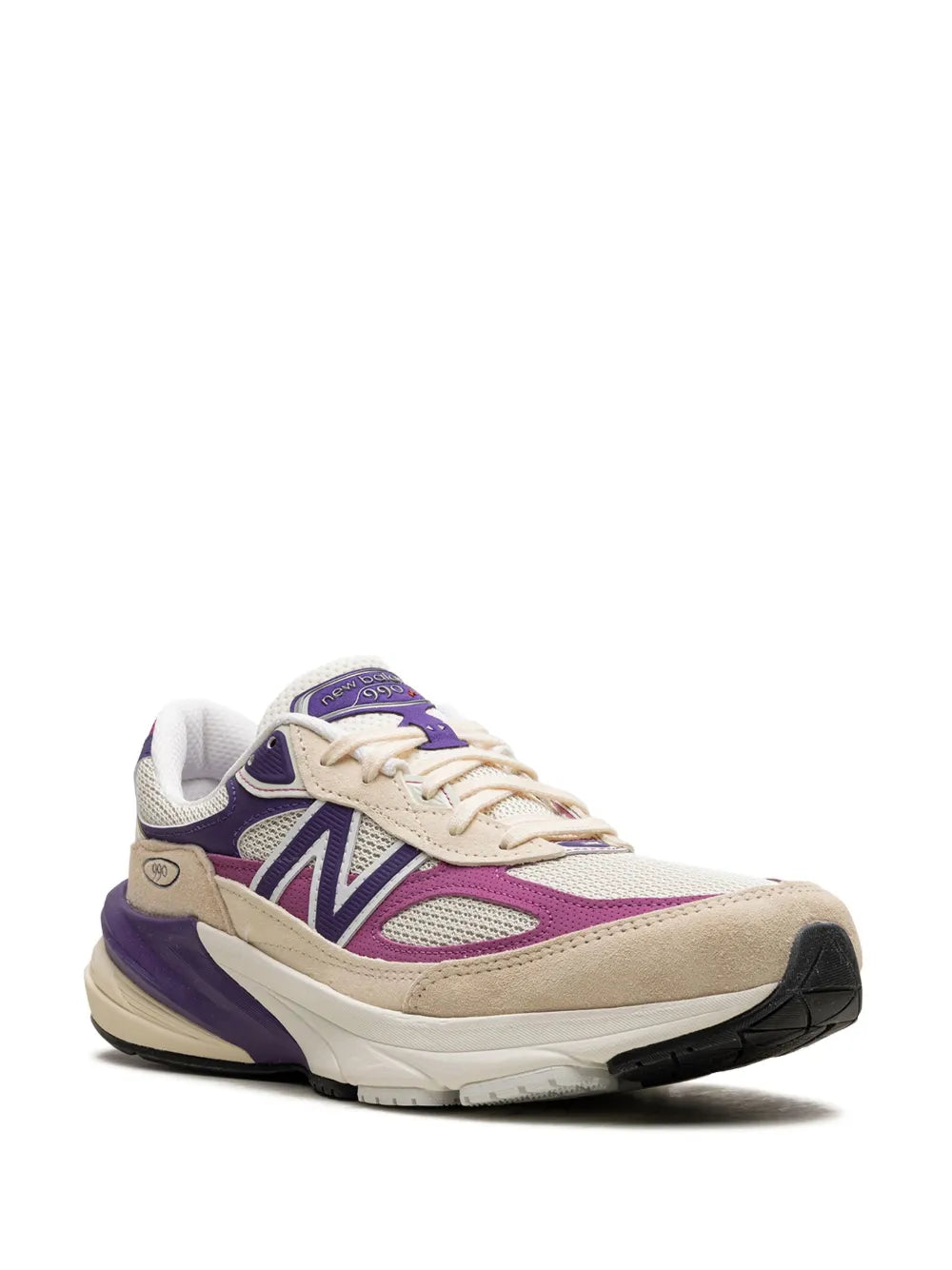 New Balance 990V6 Made In Usa - Macadamia Nut Magenta Sneakers Grazuv Mart