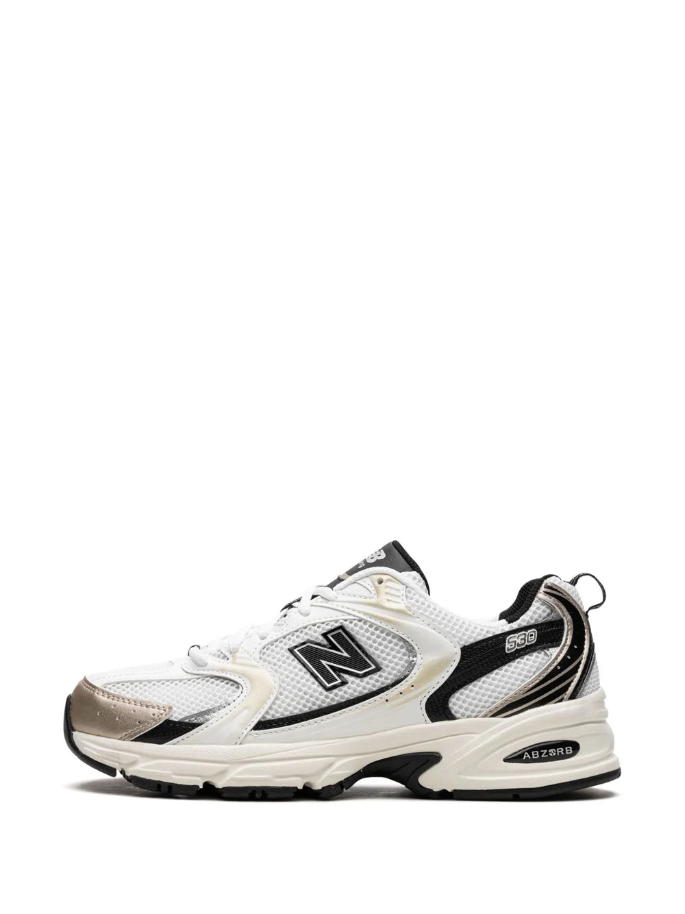 New Balance 530 White Beige Low-Top Sneakers Grazuv Mart