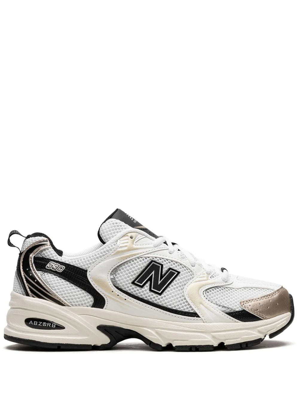 New Balance 530 White Beige Low-Top Sneakers Grazuv Mart