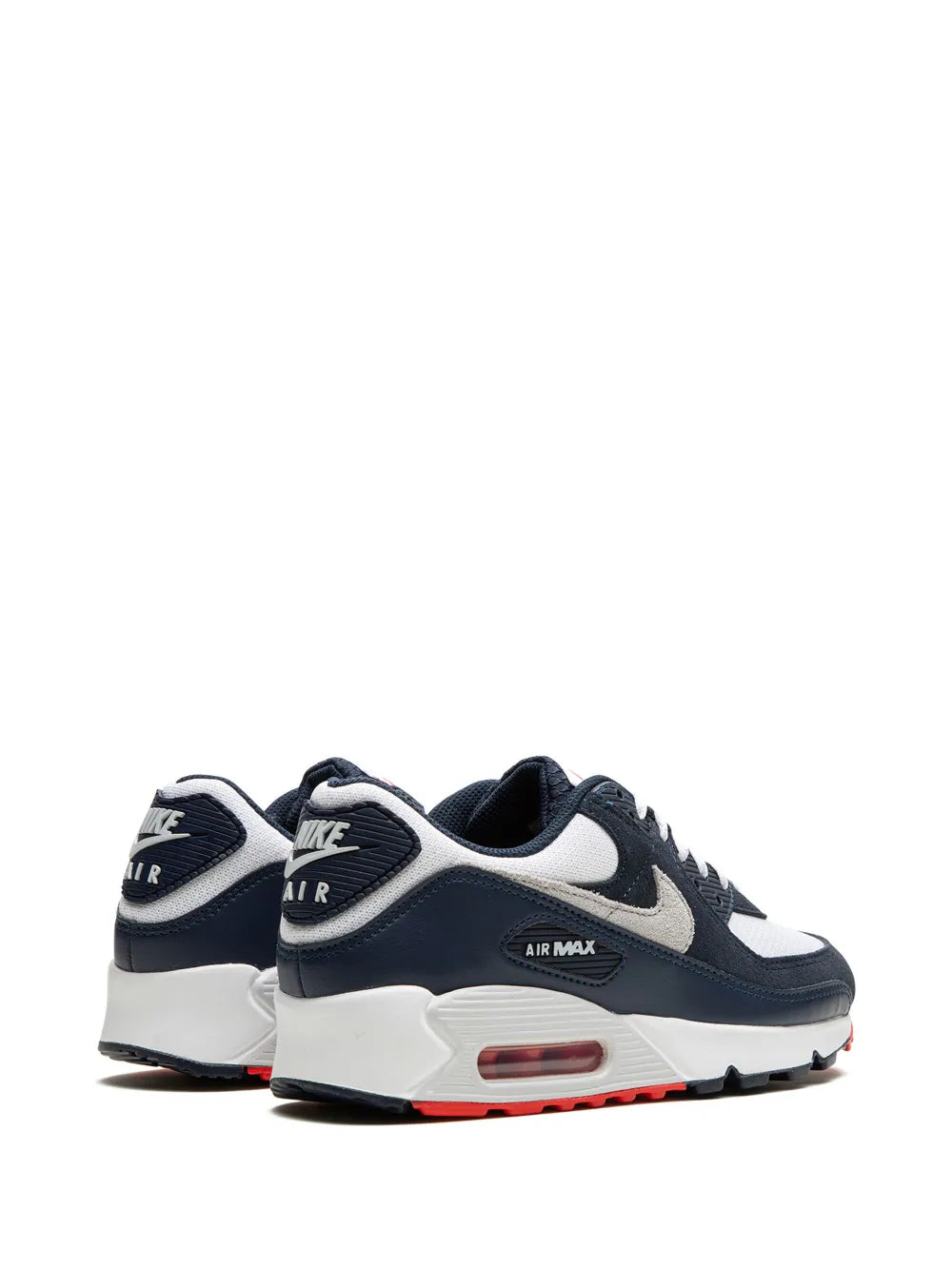 Nike Air Max 90 Navy/Crimson Sneakers Grazuv Mart