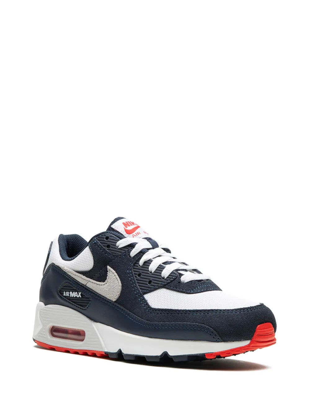 Nike Air Max 90 Navy/Crimson Sneakers Grazuv Mart