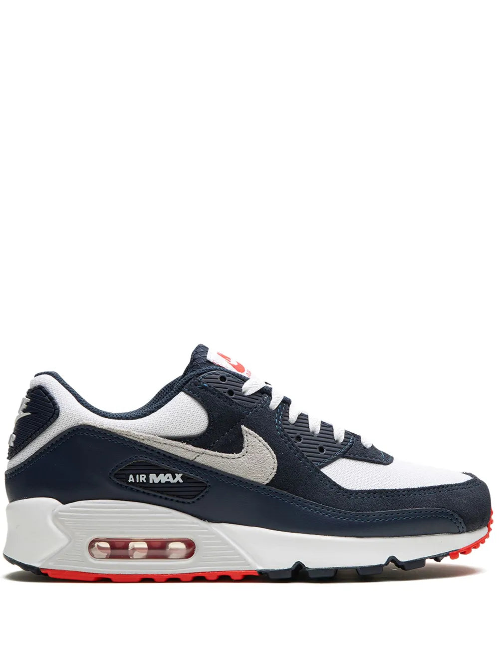 Nike Air Max 90 Navy/Crimson Sneakers Grazuv Mart