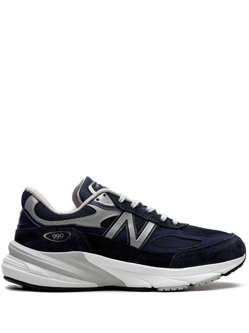 New Balance 990V6 Navy Leather Sneakers Grazuv Mart