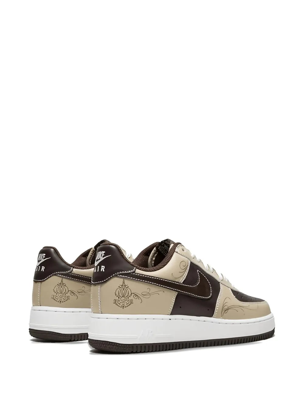 Nike Air Force 1 Embroidered Leather Sneakers Grazuv Mart