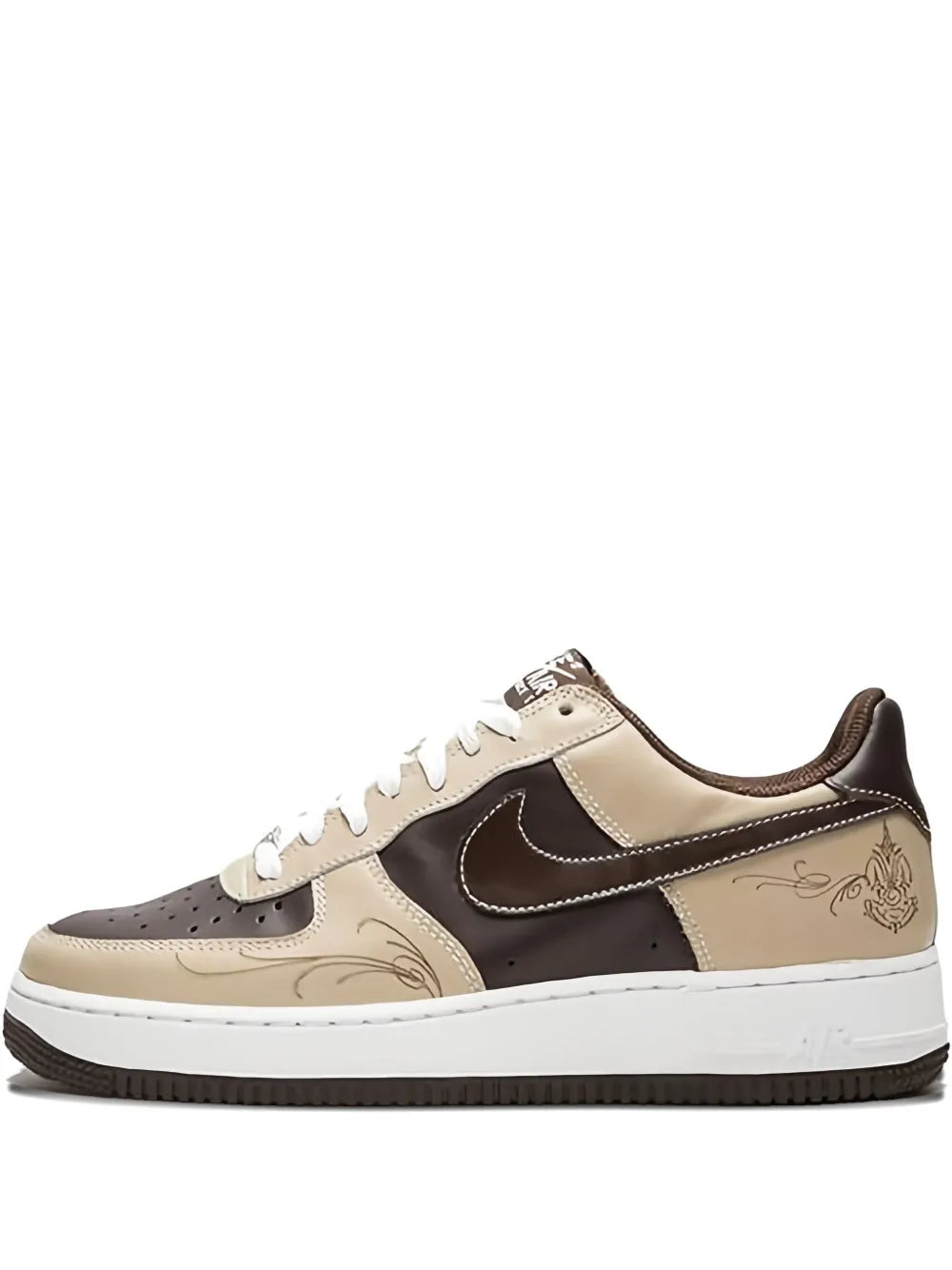Nike Air Force 1 Embroidered Leather Sneakers Grazuv Mart