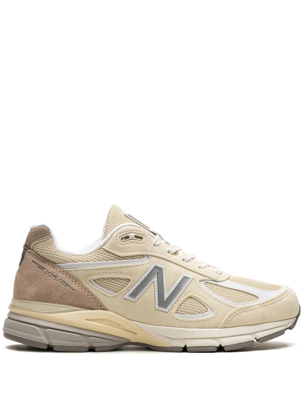 New Balance Made In Usa 990V4 Cream Sneakers Grazuv Mart
