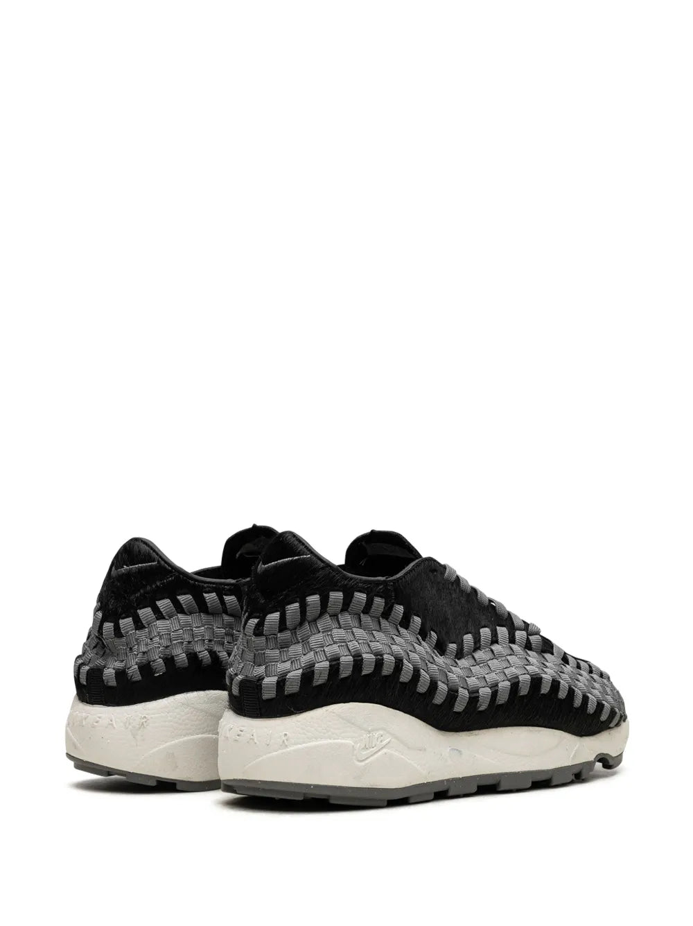 Nike Air Footscape Woven Black Smoke/Grey Sneakers Grazuv Mart