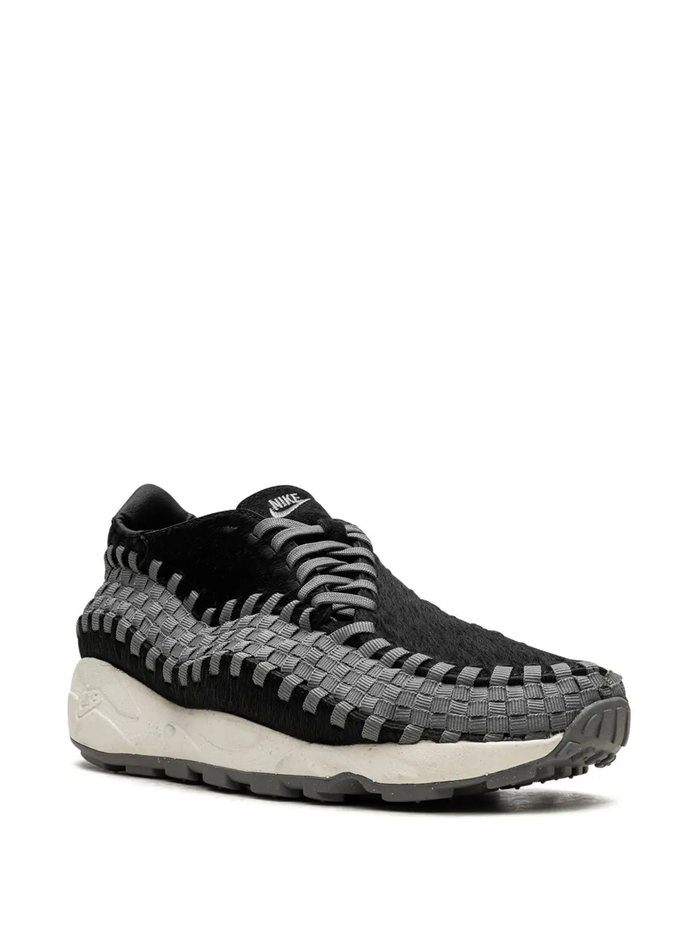 Nike Air Footscape Woven Black Smoke/Grey Sneakers Grazuv Mart