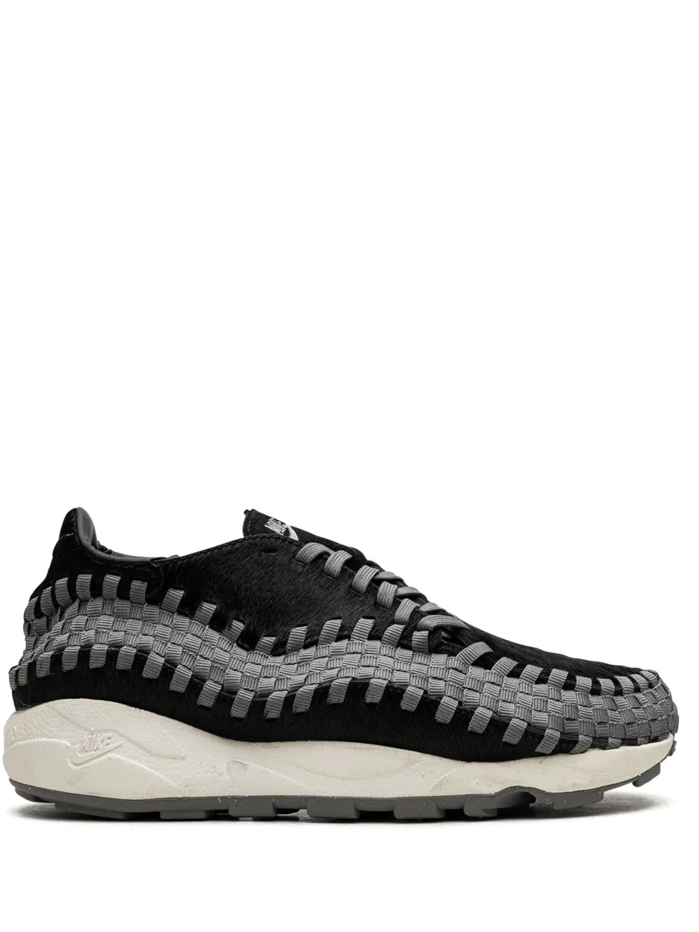 Nike Air Footscape Woven Black Smoke/Grey Sneakers Grazuv Mart