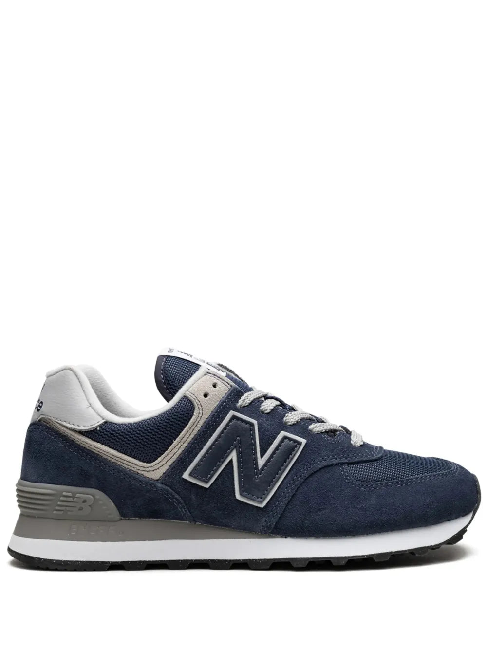 New Balance 574 Logo-Patch Suede Sneakers Grazuv Mart