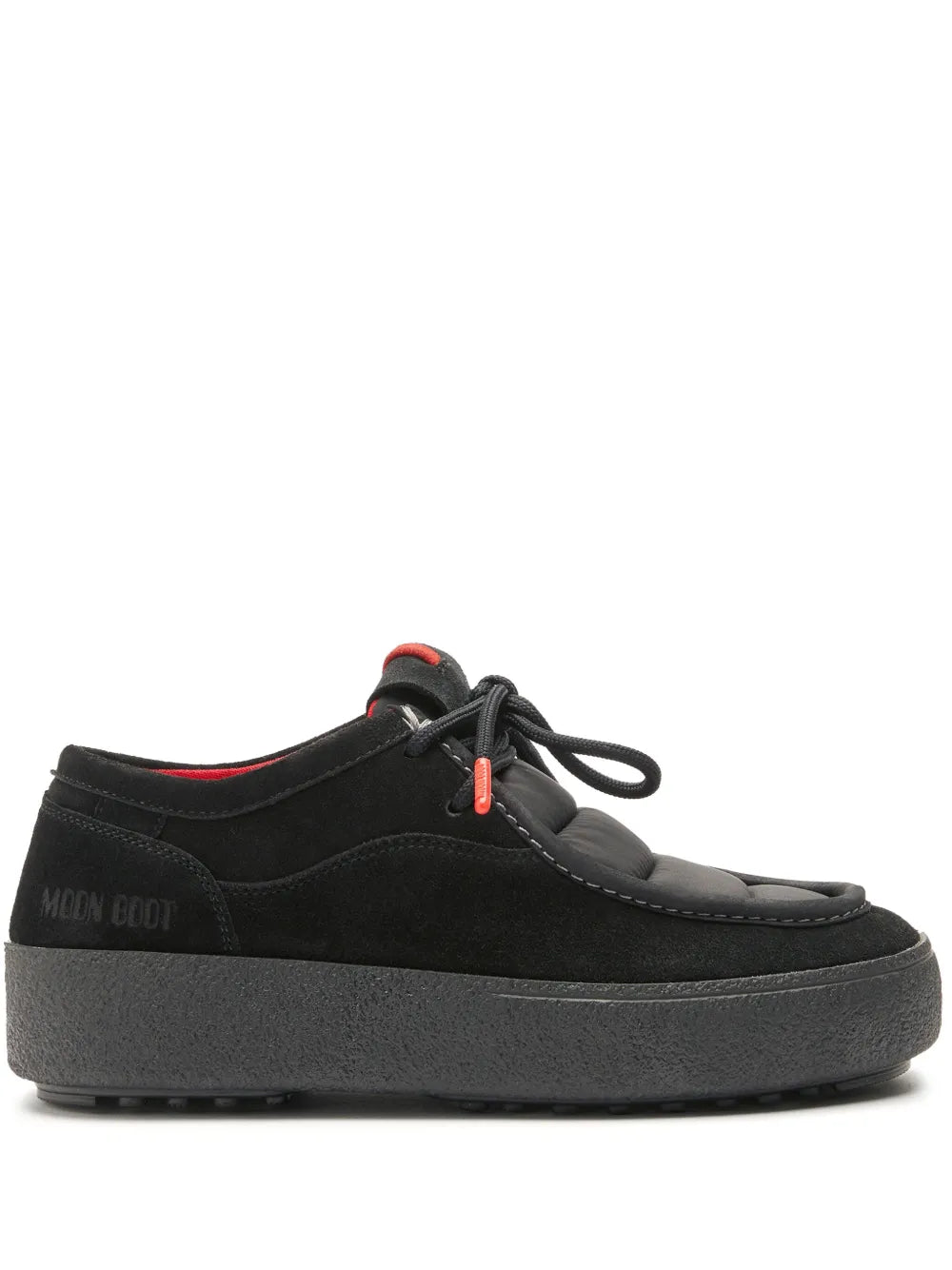 Moon Boot Mtrack Wallaby Panelled Suede Sneakers Grazuv Mart