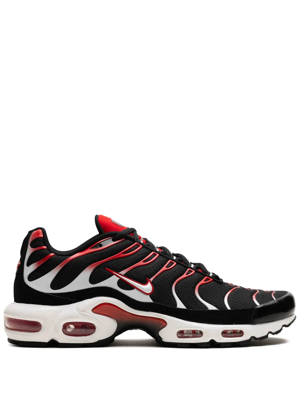 Nike Air Max Plus Black/White/University Red Sneakers Grazuv Mart
