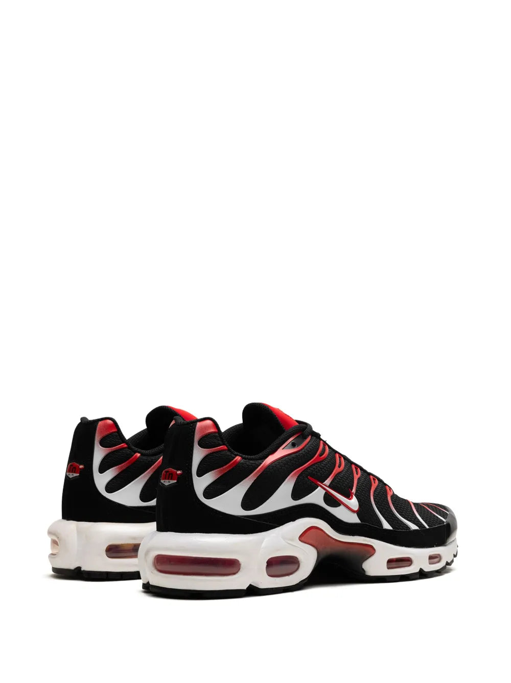 Nike Air Max Plus Black/White/University Red Sneakers Grazuv Mart