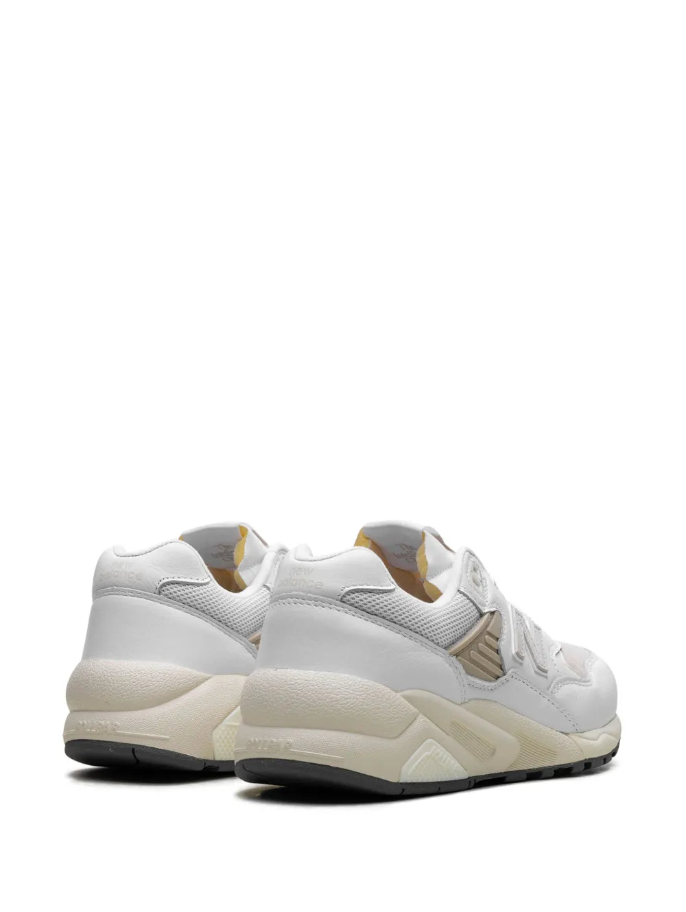 New Balance 580 White/Tan Sneakers Grazuv Mart