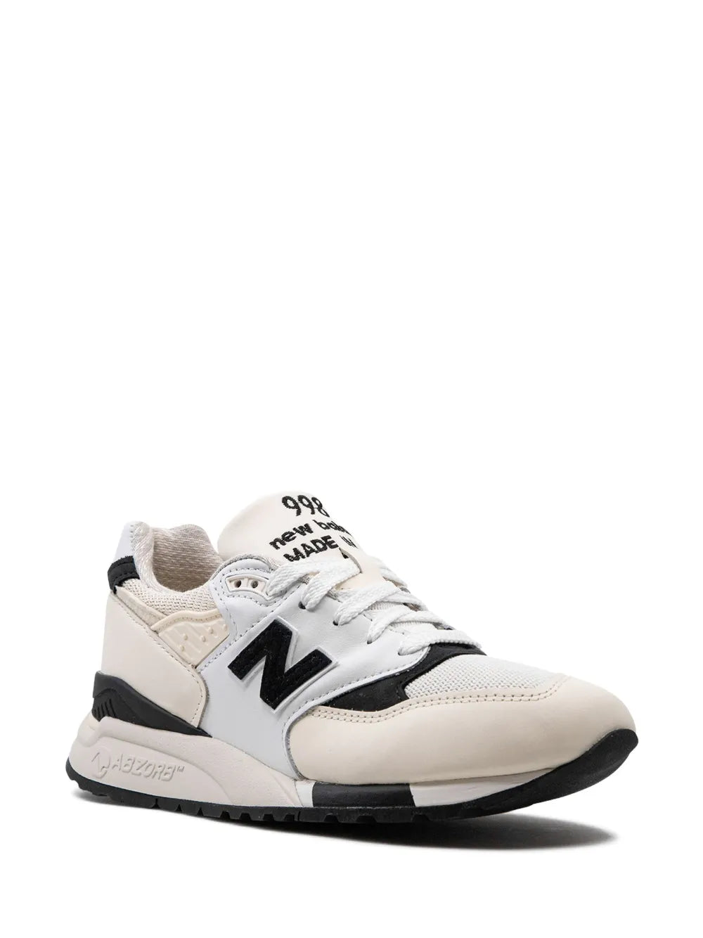 New Balance 998 Made In Usa White/Black Sneakers Grazuv Mart