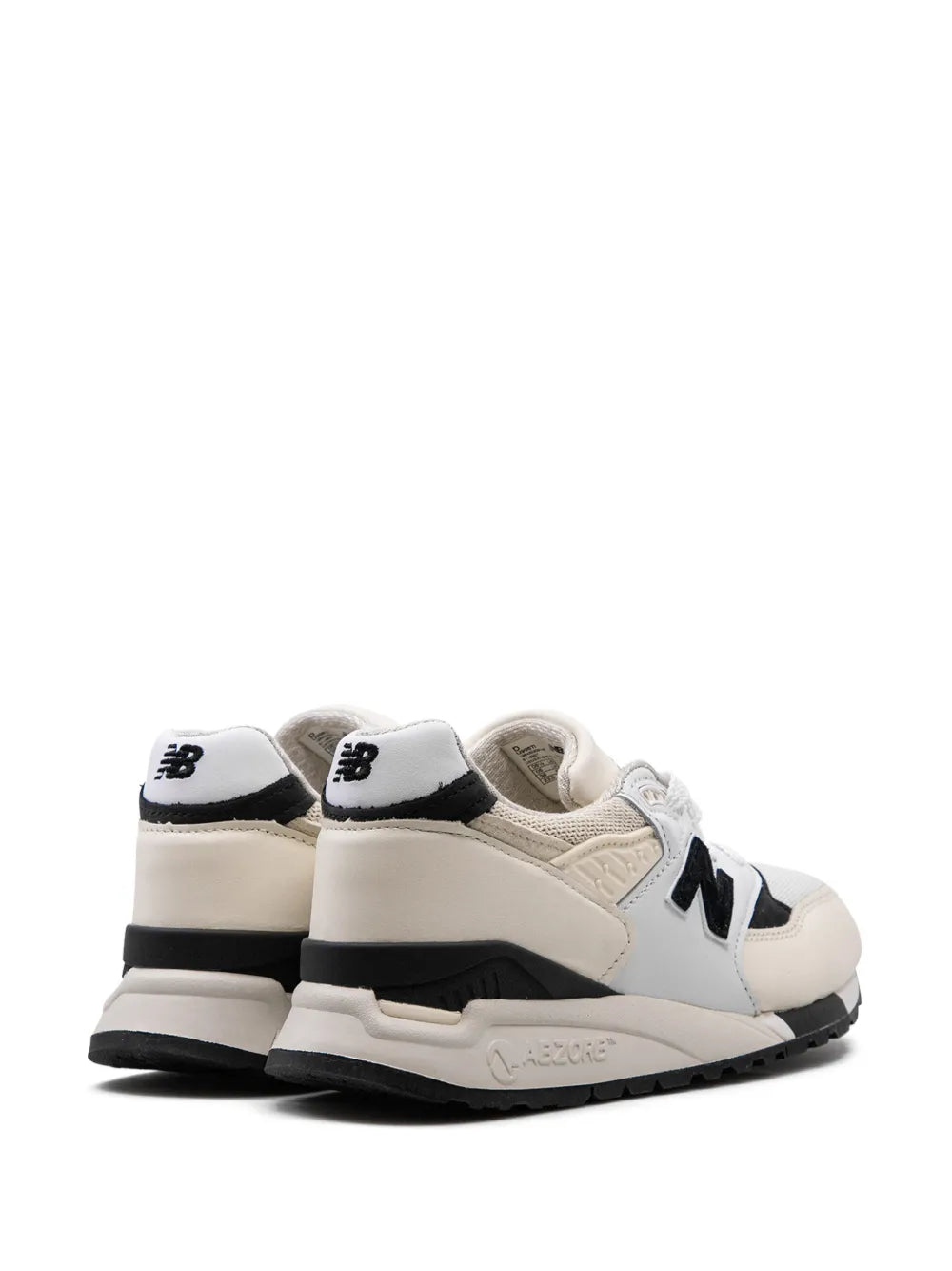 New Balance 998 Made In Usa White/Black Sneakers Grazuv Mart