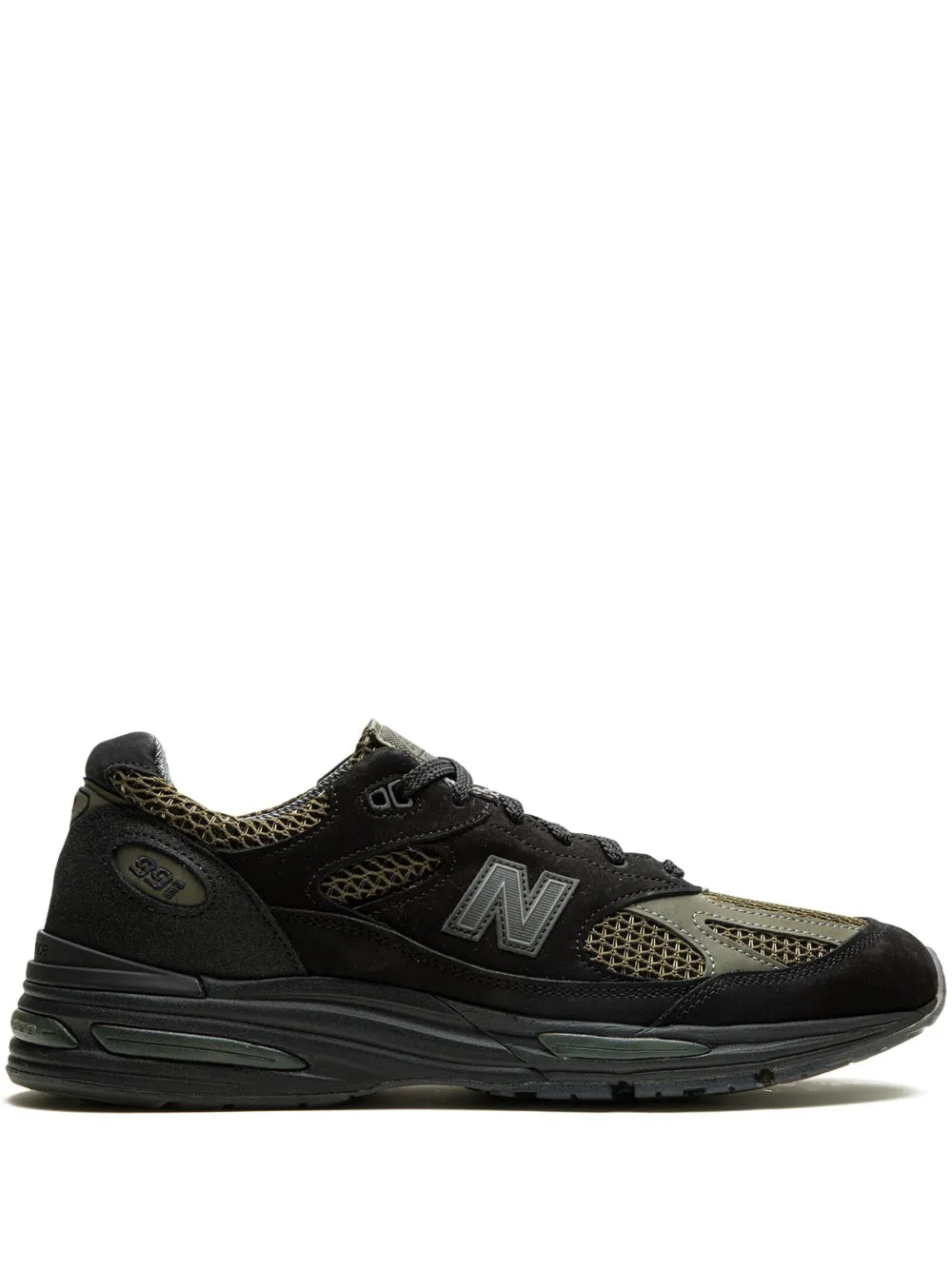 New Balance 991V2 Stone Island - Black Grey Sneakers Grazuv Mart