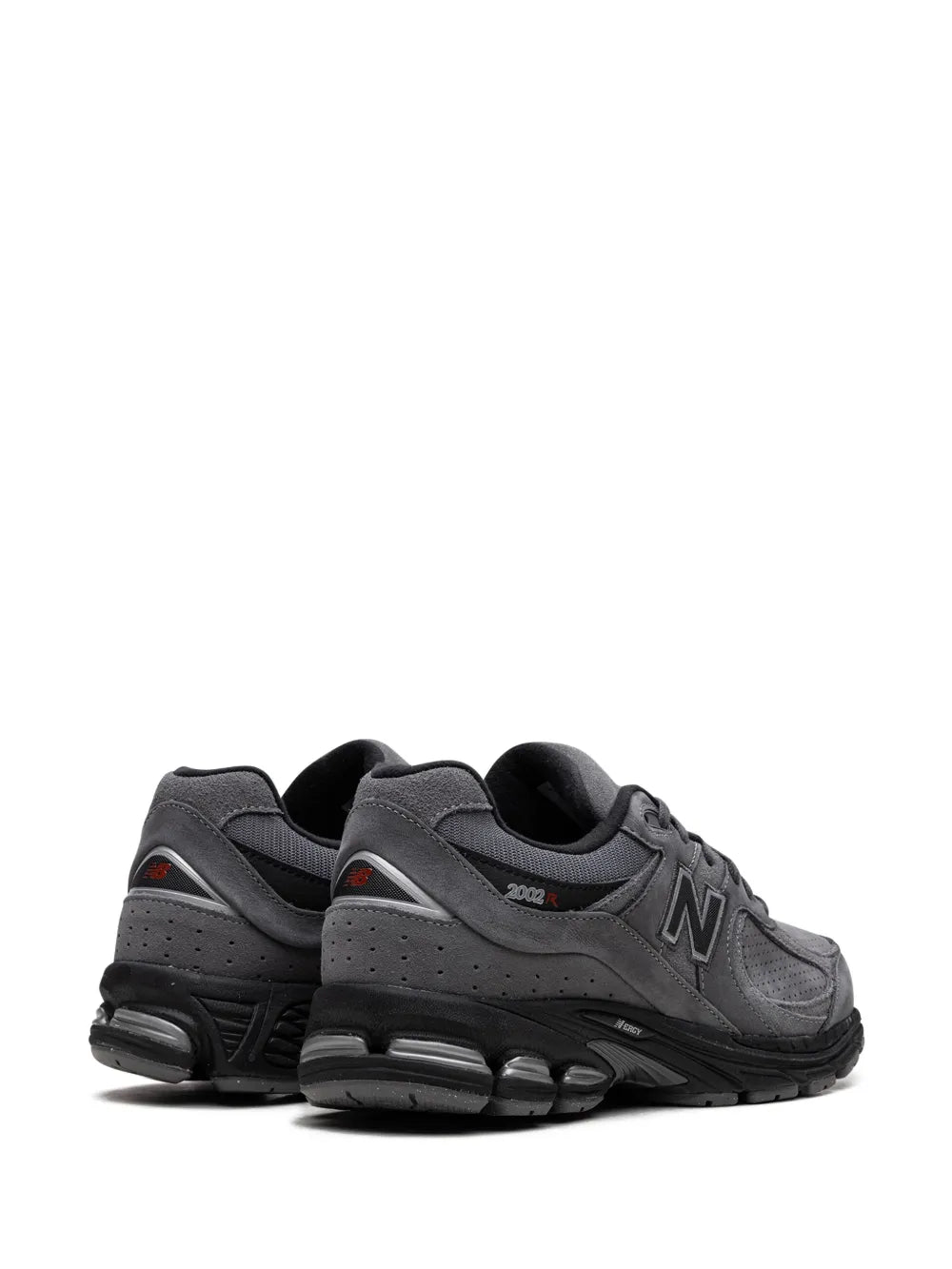 New Balance 2002R Castlerock / Black Leather Sneakers Grazuv Mart