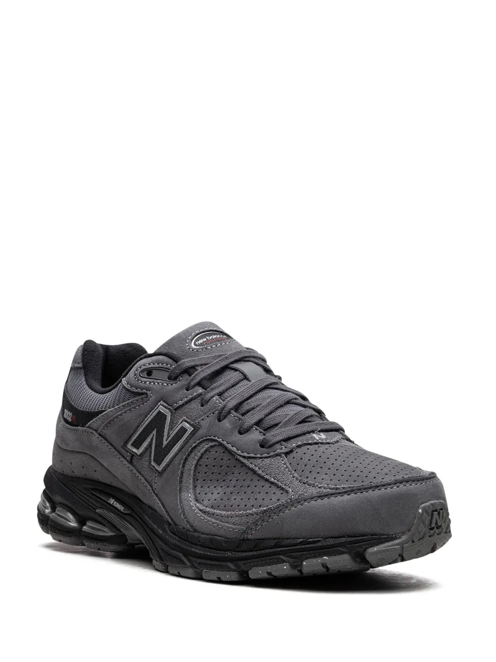New Balance 2002R Castlerock / Black Leather Sneakers Grazuv Mart
