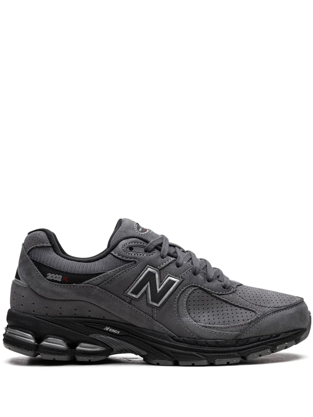 New Balance 2002R Castlerock / Black Leather Sneakers Grazuv Mart