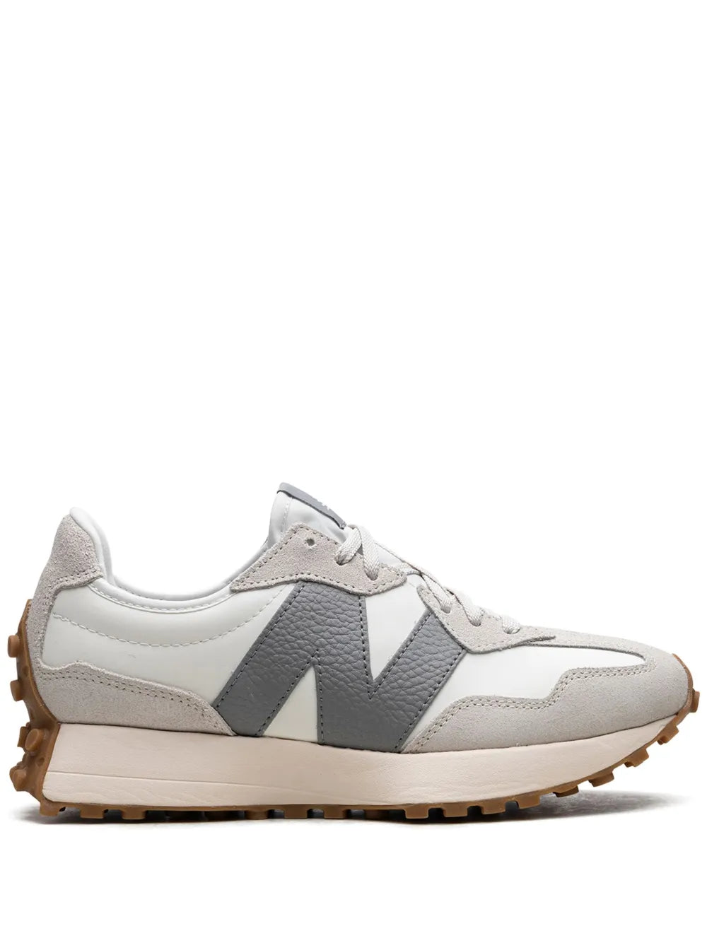 New Balance 327 Moonbeam/Shadow Grey Sneakers Grazuv Mart