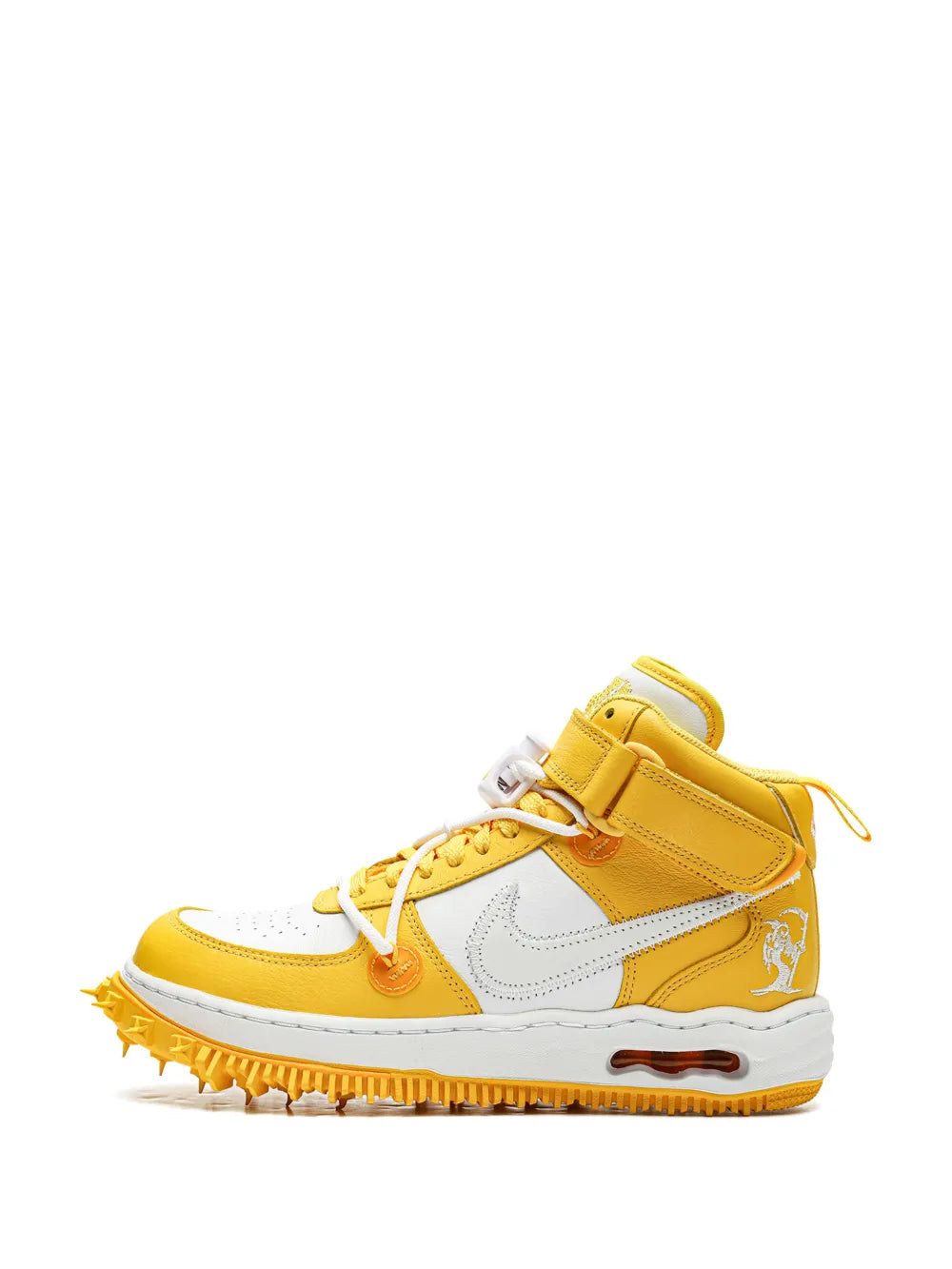 Nike Air Force 1 Mid Off-White - Varsity Maize Sneakers Grazuv Mart