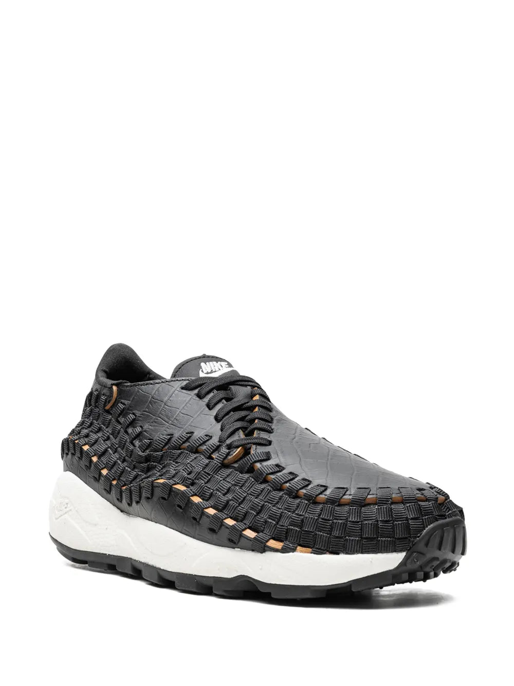 Nike Air Footscape Woven Premium Black Croc Sneakers Grazuv Mart