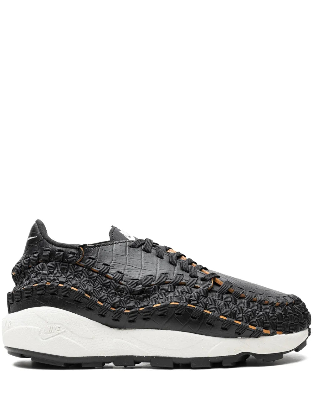 Nike Air Footscape Woven Premium Black Croc Sneakers Grazuv Mart