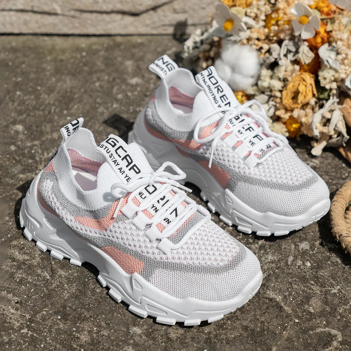 Dad Shoes, Casual, Lightweight, Soft-soled Student Shoes.