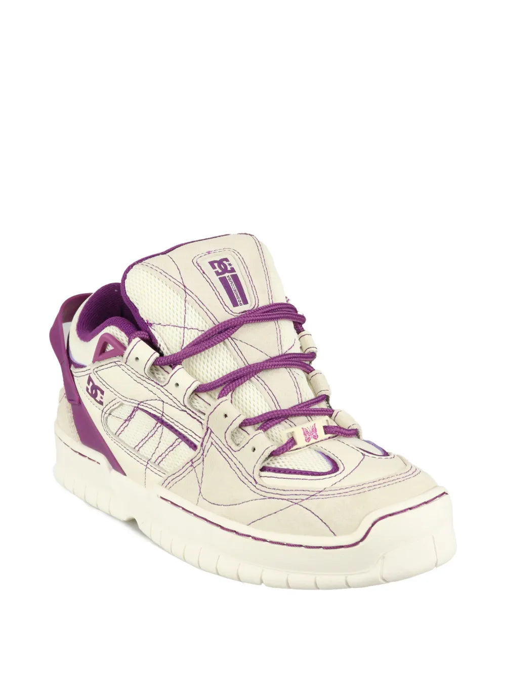Needles X Dc Shoes Spectre Panelled Sneakers Grazuv Mart