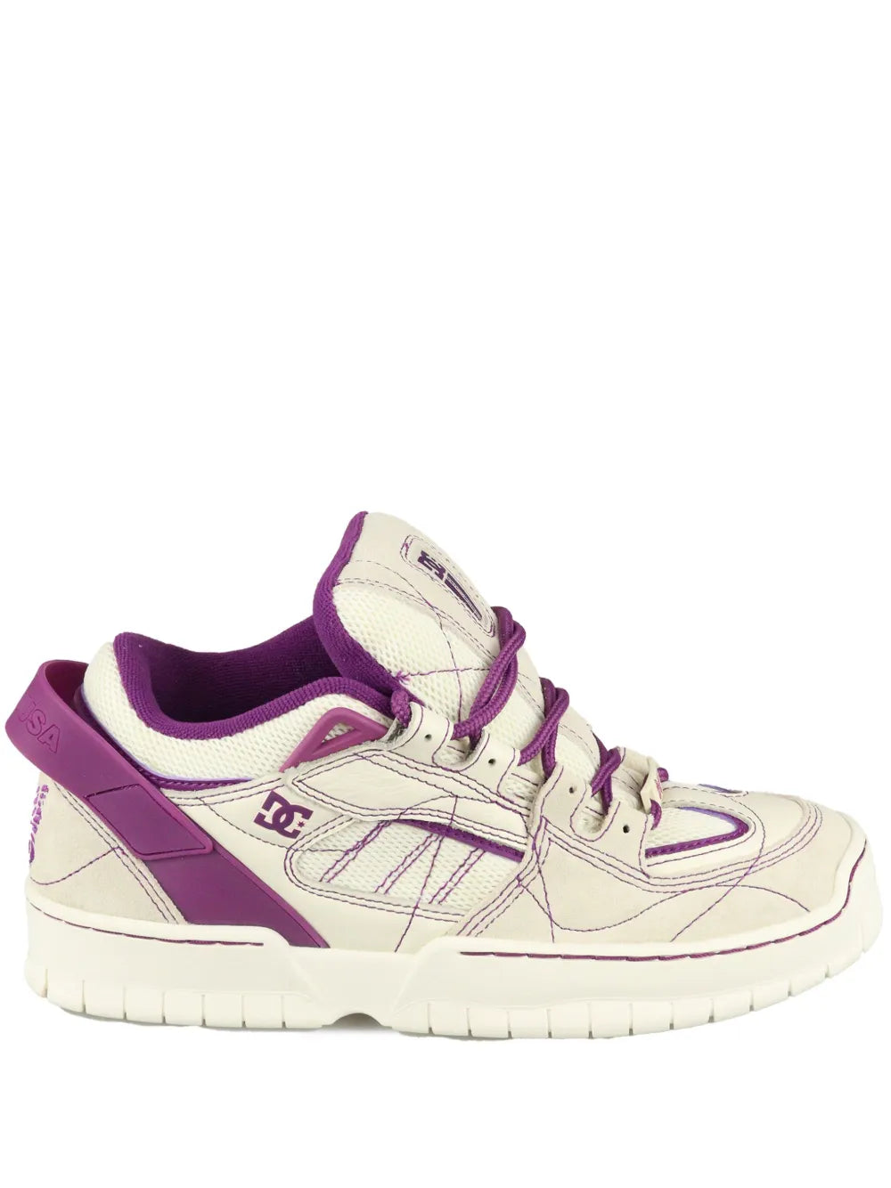 Needles X Dc Shoes Spectre Panelled Sneakers Grazuv Mart