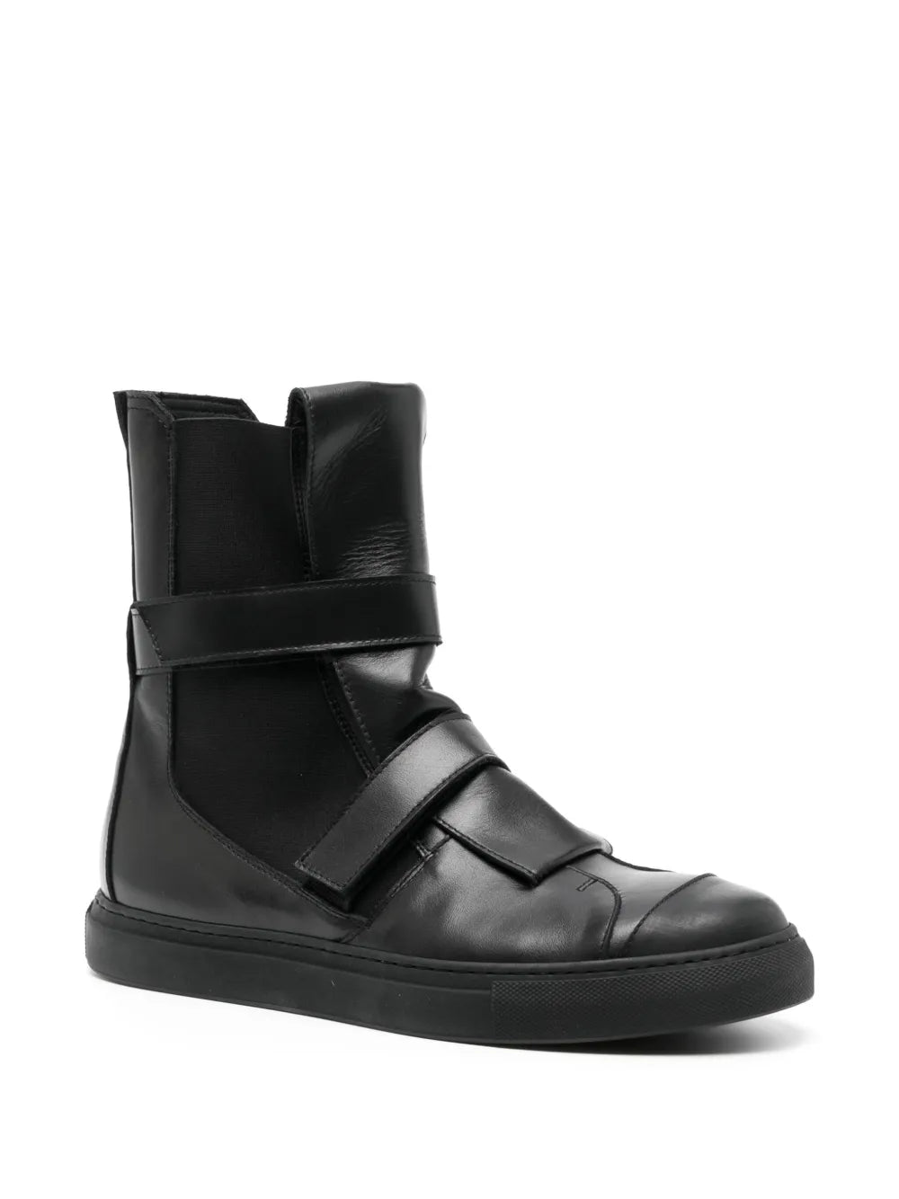 Nicolas Andreas Taralis Touch-Strap High-Top Leather Sneakers Grazuv Mart