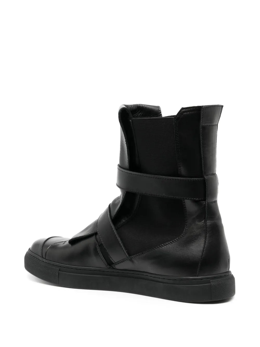 Nicolas Andreas Taralis Touch-Strap High-Top Leather Sneakers Grazuv Mart