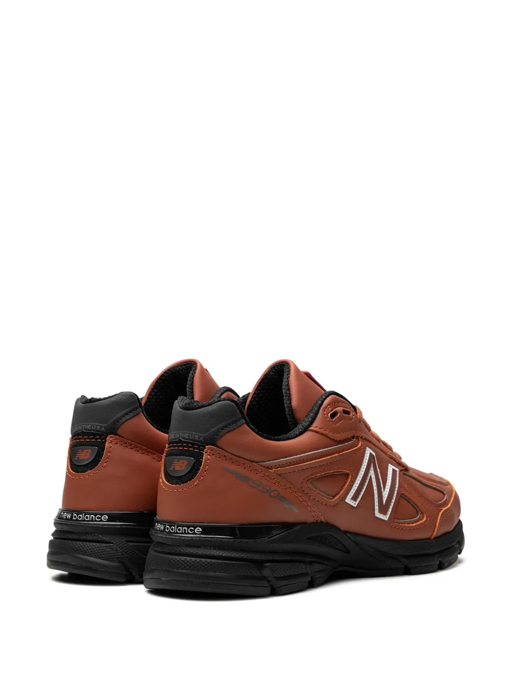 New Balance X Teddy Santis 990V4 Made In Usa Mahogany Black Sneakers Grazuv Mart